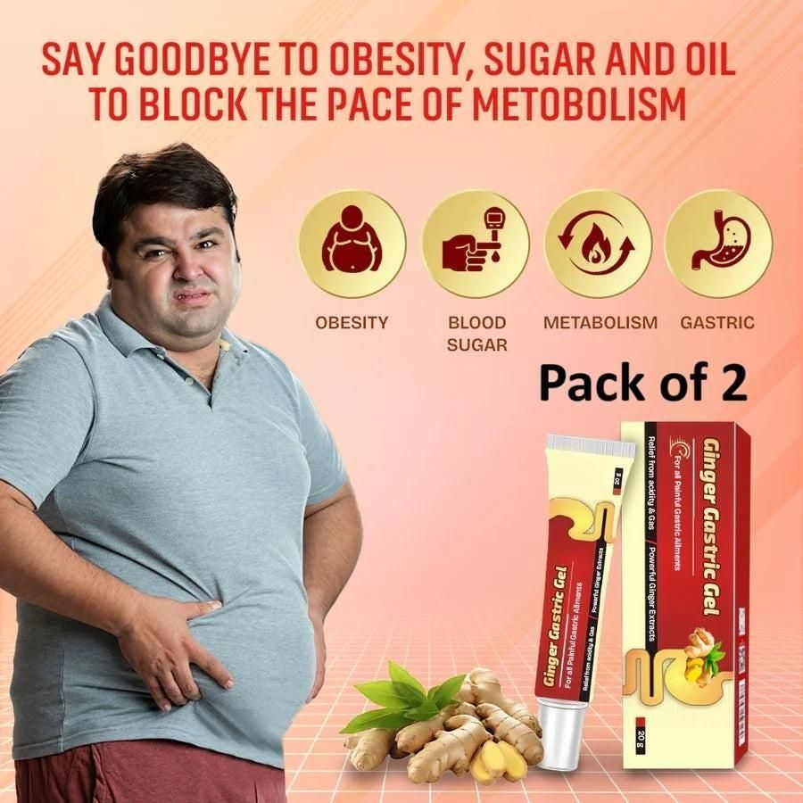 "Ginger Gastric Gel - Pack of 2 "